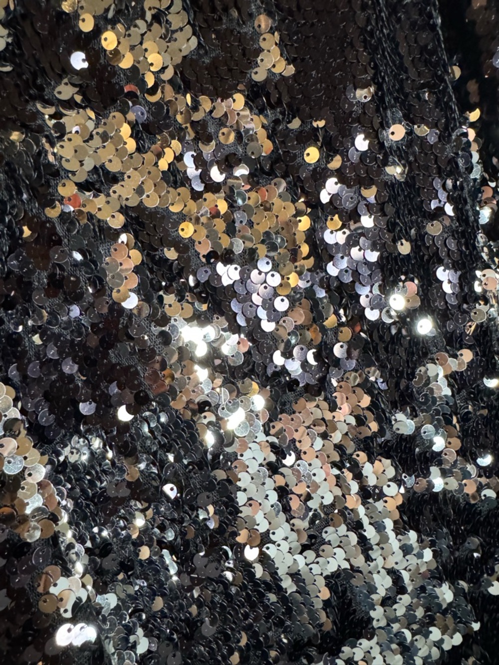 ENTI Black Sequin Mini Slip Dress - Picture 5 of 5